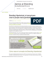 Branding Hipertextual, El Manual para Crear Tu Propia Marca - Desconocido