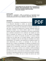 08 La Ensenanza y El Aprendizaje de Las Ciencias de La Naturaleza