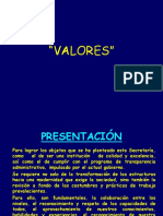 Valores en La Persona y La Organizacion 2008