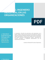 Roles Del Ingeniero Industrial - Dirección de Operaciones