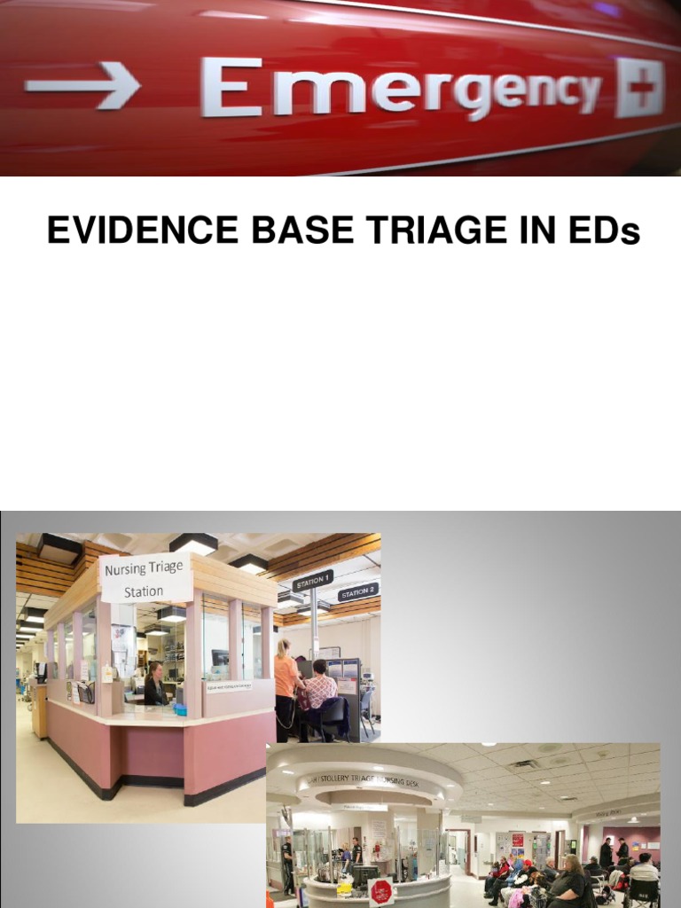 Evidence-Based Triage in Emergency Departments | PDF