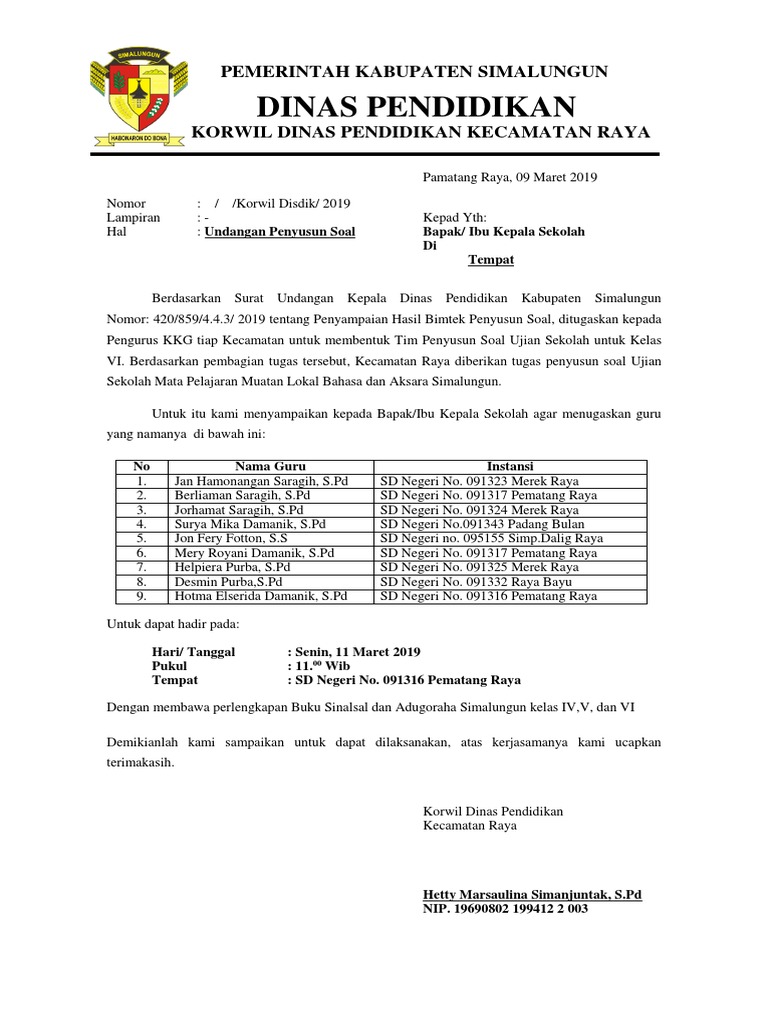 Tim Penyusun Soal