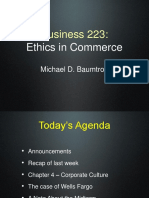 Business 223:: Ethics in Commerce