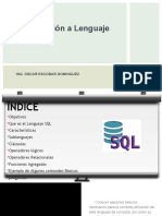 Introducción A Lenguaje SQL