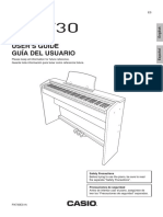 Manual de Usuario Casio Privia PX730