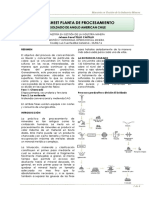 Flowsheet Planta Chancado