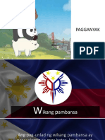 Batayang Konsepto Sa Pag-Aral Ng Wikang Filipino