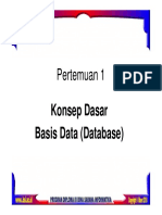 Sistem Basis Data Bsi