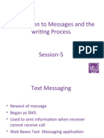 Message &amp Writting Process
