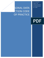 Personal Data Code of Practice