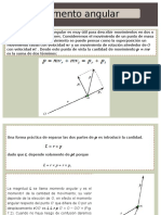 Momento Angular y Aplicacion en Turbomaquinas