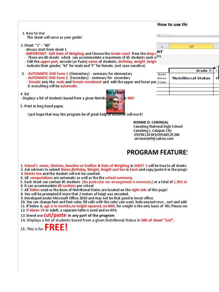 Nutritional Status PRE 9 Einstein PDF