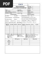 Radiography Inspection NDT Sample Test Report Format | PDF ...