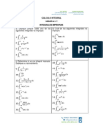 Deber #17 Integrales Impropias Tipo 1 PDF