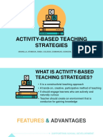 Activity-Based Teaching Strategies: Abanilla, Atamosa, Baba, Colegio, Dumangas, Gongob, Vistal, Zapico