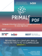 PRIMALS-JHS - Session 1 - Revisiting 21st Century Skills