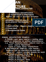 Roman Architectural Innovations & Structural Elements
