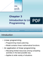 Chapter Introduction to Linear Programming