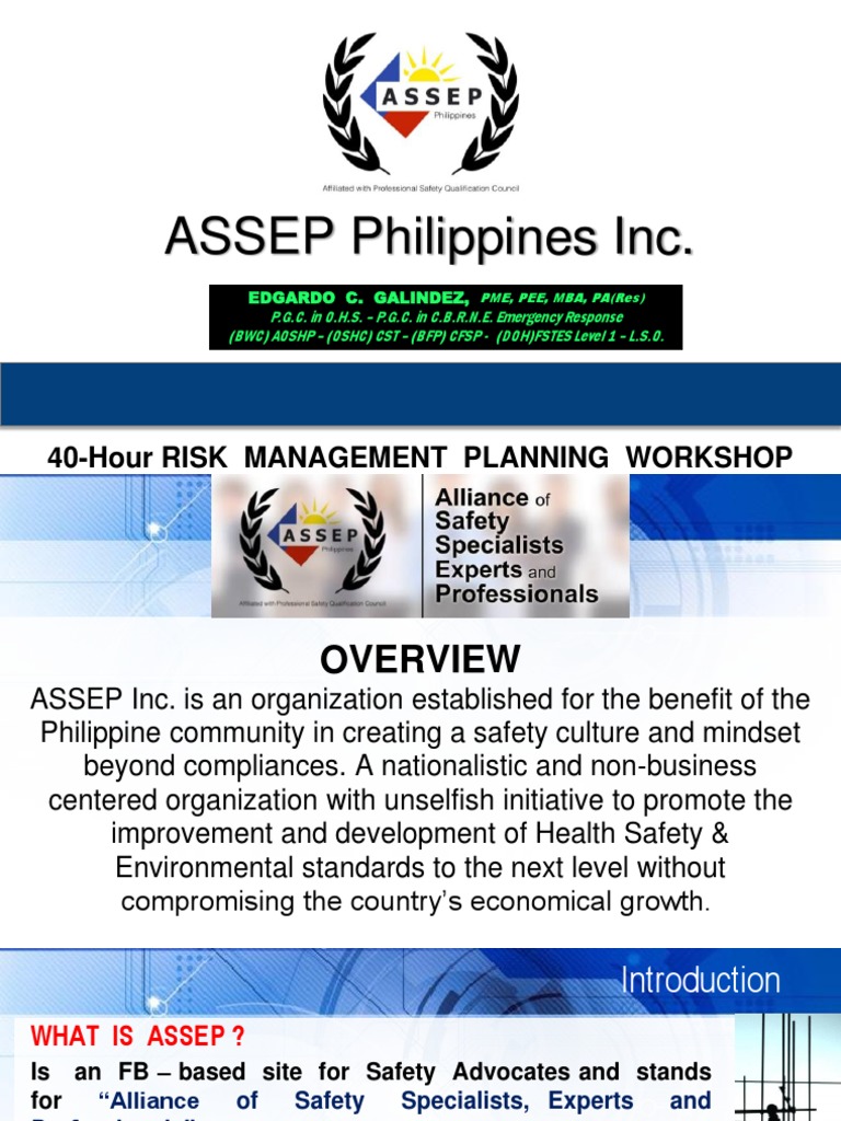 Hazards and Risk Management PDF | PDF | Occupational Safety And Health ...