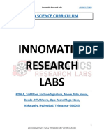 Free Download Data Science Curriculum - Innomatics Research Labs Hyderabad, India