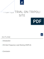 Trial on TRIPOLI site