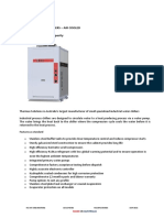 Technical Data Sheet Industrial Water Chillers - Air Cooled 12kW To 25kW Cooling Capacity