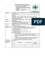 8.1.2.1 SOP Permintaan Pemeriksaan Laboratorium. Penerimaan Spesimen, Pengambilan Spesimen Dan Penyimpanan Spesimen