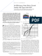 A Novel High-Efficiency Gate Driver Circuit for Normally Off-Type GaN FET