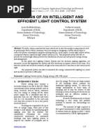 Design of An Intelligent and Efficient Light Control System