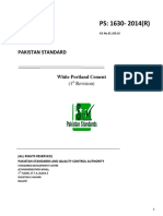 White Portland Cement PS 1630 2014R