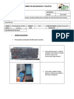 Informe de Pruebas y Evaluacion de Aftecooler y Enfriador de Aceite Cummins N14