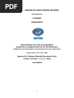 Noise Control Buildings-seminar Report