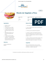 Risoto de Vegetais e Peru _ Clube Bebé Nestlé