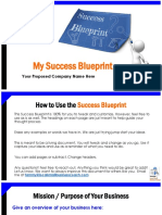 My Success Blueprint: Your Proposed Company Name Here