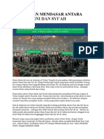 Perbedaan Mendasar Antara Islam Sunni Dan Syi