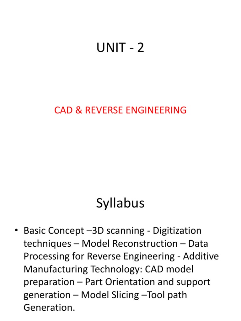 CAD Model Reconstruction Techniques | PDF | Image Scanner | Computer Vision