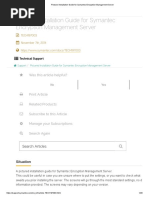 Pictured Installation Guide For Symantec Encryption Management Server