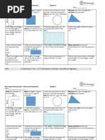 Area Perimeter Assessment