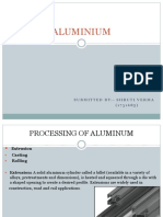 Aluminium: Submitted By:-Shruti Verma (1 7 3 1 6 8 5)