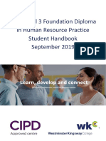 Student Handbook Level 3 September 2019
