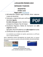 Requisitos PROMES PDF