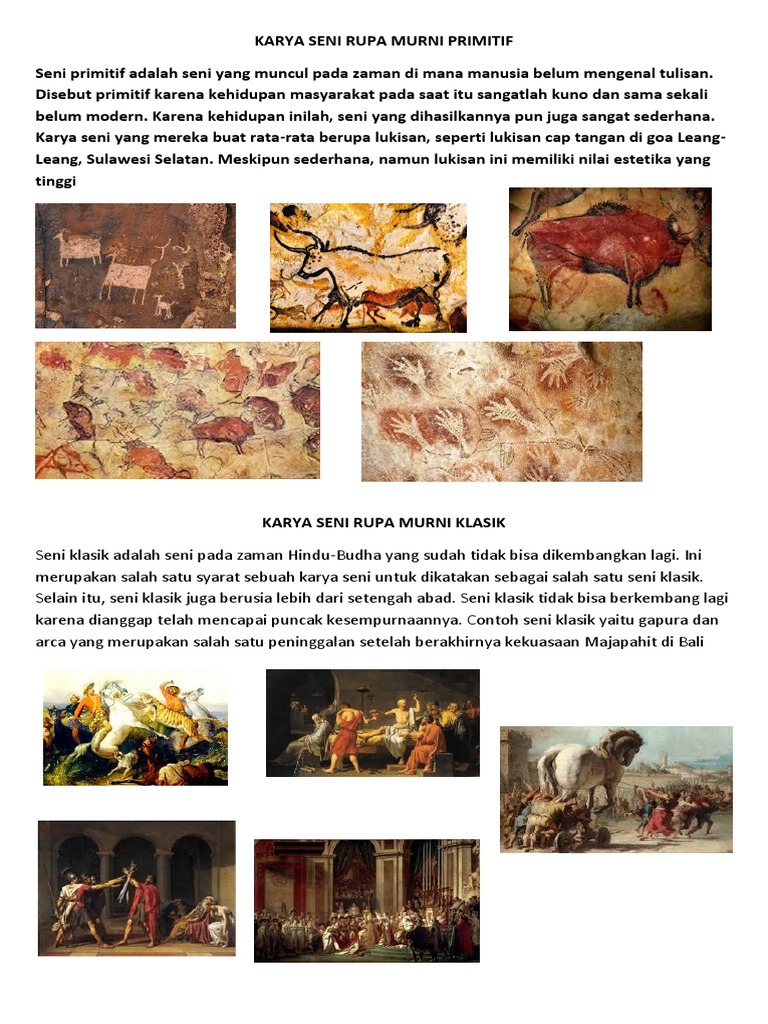 Karya Seni Rupa Murni Primitif Pdf
