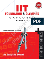 IIT-Foundation Class 9 Maths Sample