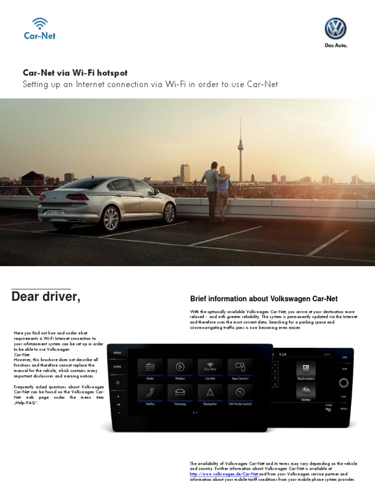 Vw1 Wi Fi Internet Access