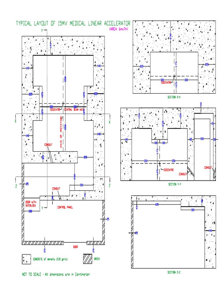 Typical Layout of 15mv Medical Linear Accelerator | PDF | Physics ...