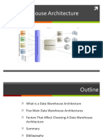 Data Warehouse Architecture: By: Harrison Reid