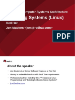 Operating Systems (Linux) : G51CSA - Computer Systems Architecture