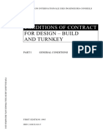 Conditions of Contract: For Design - Build and Turnkey