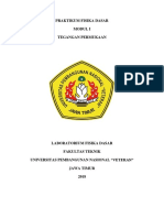 Praktikum Fisika Dasar Modul I Tegangan Permukaan