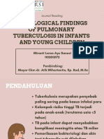 Radiological Findings of Pulmonary Tuberculosis in Infants and Young Children